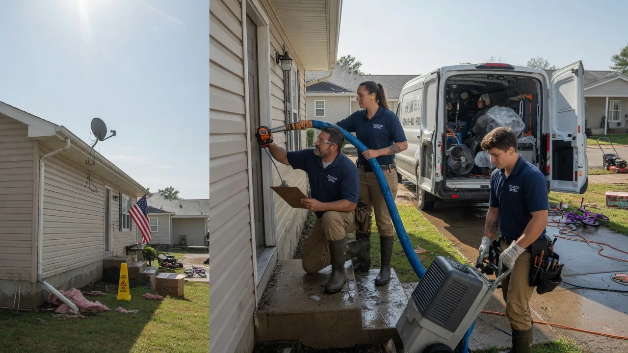 Ceiling Water Damage Restoration in Edwardsburg, MI near me